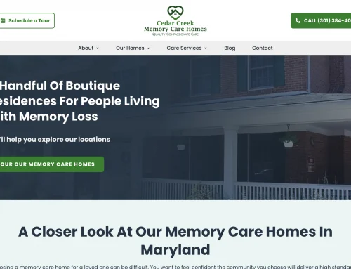 Cedar Creek Memory Care Homes